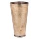Golden Brass Lassi Glass Cup With Faded Dotted Design