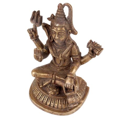 Handmade Brass Shiva Statue For Home Decoration