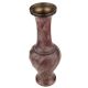 Brass Vase Spiral Design Red Color For Flower Arrangement