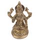 Brass Goddess Laxmi statue Sitting Four hands On Lotus Seat