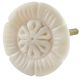 Cream Sunflower Bone Cabinet Knob