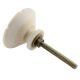 Cream Sunflower Bone Cabinet Knob