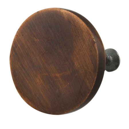 Metallic Brown Round Iron Cabinet Knob