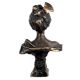 Brass European Lady Bust Statue