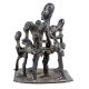 Brass Naga Tribal Family Statue Naga Art