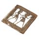 Brass Dhokra Art Hanging Farmer Tribal Couple