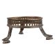 Brass Three legged Brass Pot  Planter Stand
