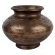 Handmade Hindu Brass PotÂ Cooking Storage Pot