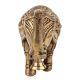 Brass Carved Standing Elephant Statue For Display