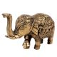 Brass Carved Standing Elephant Statue For Display