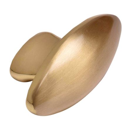 Golden Color Brass Solid Oval Brass Knob