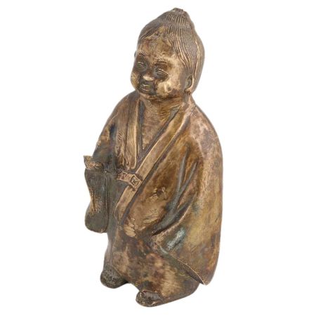 Brass Jizo Buddha  Statue For Complete Enlightenment