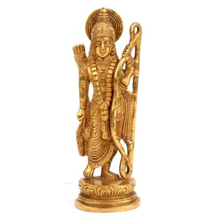 Brass Lord Ram Statue Art Sculpture