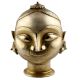 Golden Brass Gauri Head Gangaur Lady Head Statue