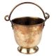 Old Brass Bucket With Swing Handle