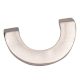 Brass Brushed Silver Color U Shape Cabinet pull Handle knob