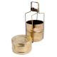 Golden Brass Three storage Tiffin Box Or Lunch Box