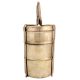 Traditional Brass Lunch Box Or Tiffin With Three Compartments