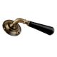 Black Ceramic Door Mortice Handles