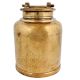 Old Brass Milk Container With Handle