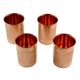 Traditional Copper Glasses Tableware In set of 4