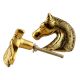 Two Horses Facing Metal Cabinet Knobs One Pair