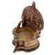 Intricately carved Brass Laxmi Lamp For Worship