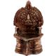 Brass South Indian GajalaxmiÂ Motif Brass Oil Lamp
