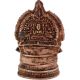 Brass South Indian GajalaxmiÂ Motif Brass Oil Lamp