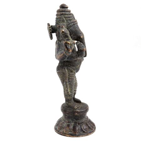 Brass Ganesha Chaturbhuja Standing Statue