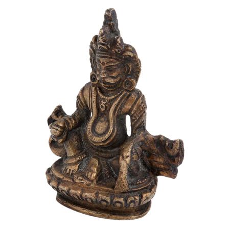Brass Kuber God Statue Chinese Temple Art