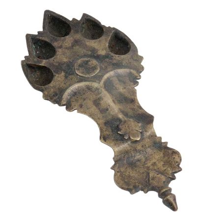 Hand made Decorative Five Jyoti Wick Crown Handle