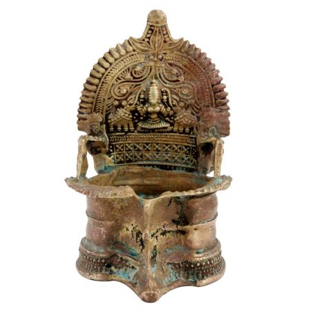 Brass Heritage Laxmi Oil Lamp Deepam
