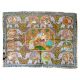 Radha Krishna Pichwai Painting And elephant Motifs With Different forms of Krishna Life