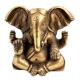 Brass Ganesha Statue Blessing Pose And Large Ears