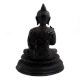 Black Brass Meditating Buddha Tibetans Art