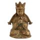 Brass Crowned Tibetans Buddha For Good Luck