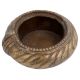 Tribal Round Brass Spiral Design Ashtray