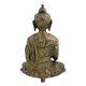 Brass Buddha Statue Blessing Sitting on Chowki