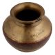 Handmade Brass Copper Ganga Jamuna Pot