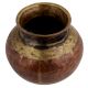 Old Used Copper And Brass Holy Water Pot