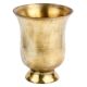Brass cup Flower Vase On A Circular Base