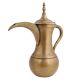 Brass Coffee Pot Pitcher With Spout And Finial