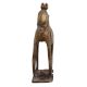Handmade Brass Standing Statue Folk Art DÃ©cor