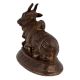 Brass Sitting Maha Shiv Nandi Statue For Good Luck