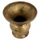 Brass Water Or Flower Pot With Engraved Spiral design