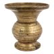 Brass Water Or Flower Pot With Engraved Spiral design