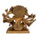 Brass Panch Mukhi Hanuman Statue Hindu Worship Statue