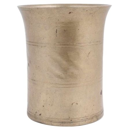 Vintage Brass Water Cup Or Glass