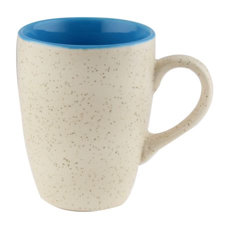 Designer Handcraft Ceramic Coffee Mug In White & Blue